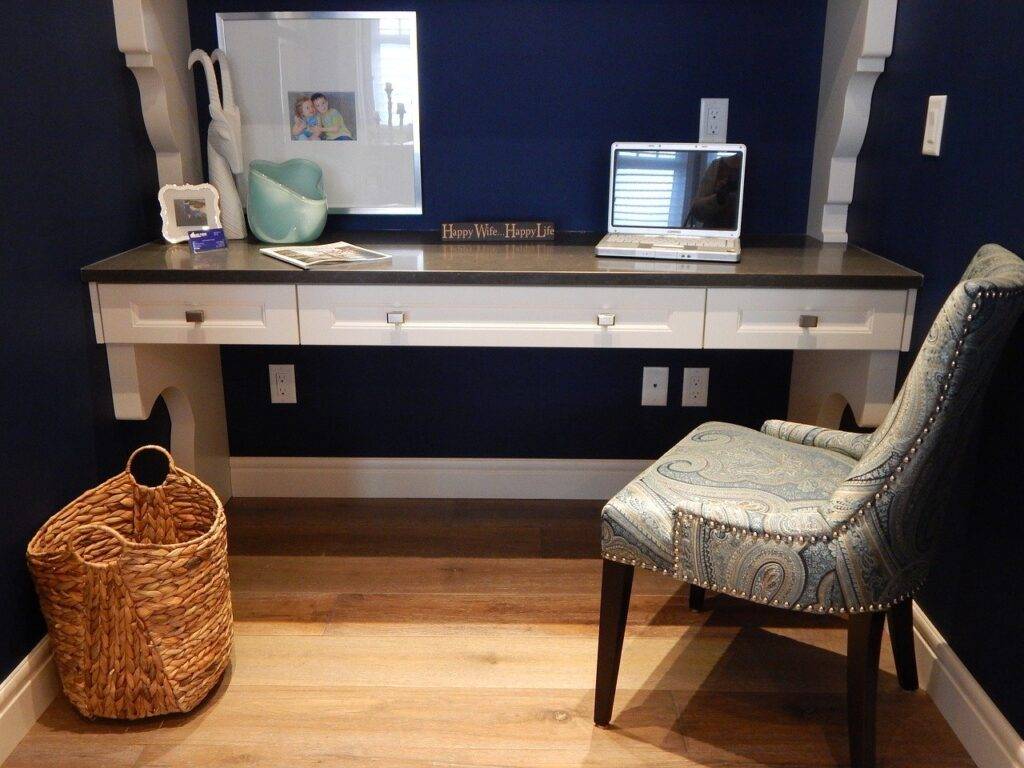 home office, office, desk