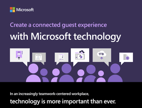 Infographic describing the key points about Microsoft Teamwork